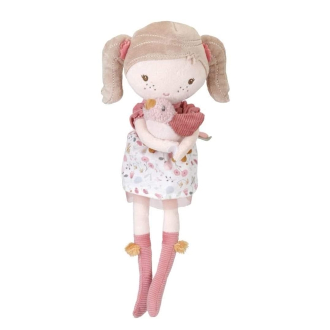 Poupée avec petit animal - 35 cm
