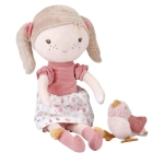 Poupée avec petit animal - 35 cm